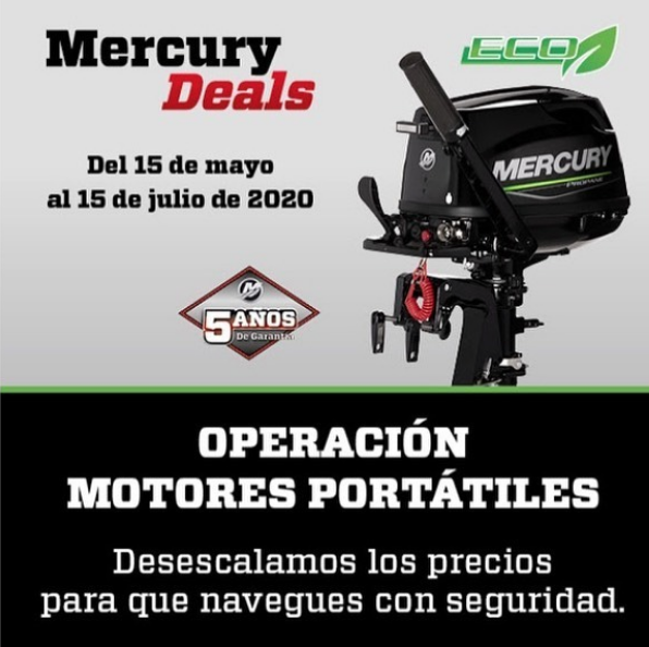 oferta Motores portátiles Mercury Deals